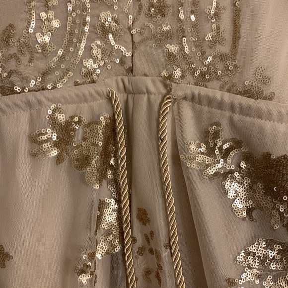 Gold Sequin Romper - Picture 9 of 9